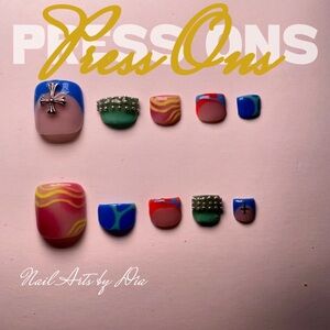 Nail Arts by Dia Colorful Press-On Nails